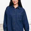 Deep Blue Sea Button Down Top