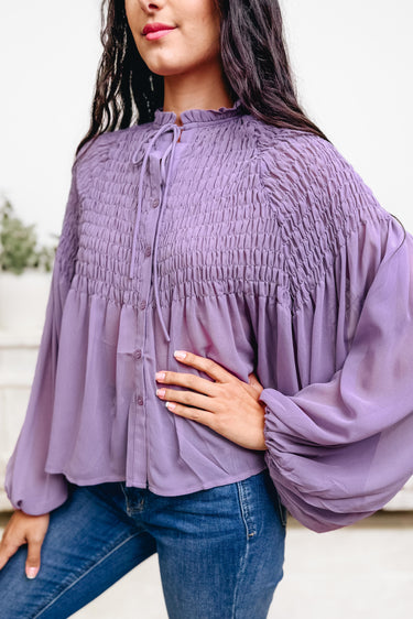 Flowing & Free Button Down Top