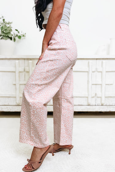 Wildest Dreams Pants - Pink Leopard