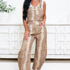 Whitetail Wishes Bambi Barrel Overalls - Camel