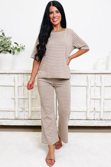 Makin' Moves Checkered Pant Set - 2 Colors!