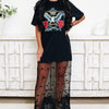 Long Live Rock N Roll Lace Dress