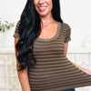 Subtle Spark Striped Top - 12 Colors!