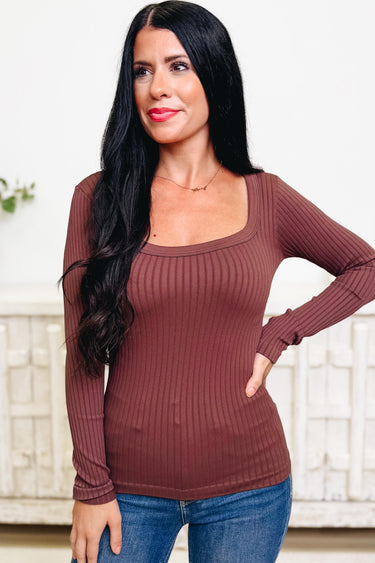 Effortlessly Chic Ribbed Top - 5 Colors!