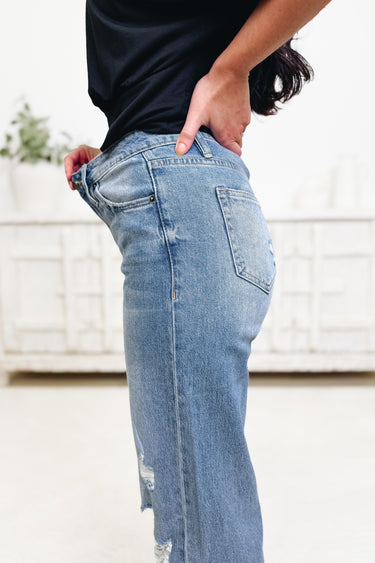 Kickin' It By Mica - Wide Leg Jeans