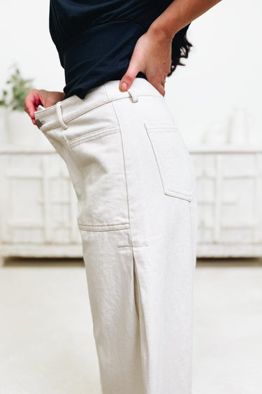 Pleated To Meet You Pants - Natural
