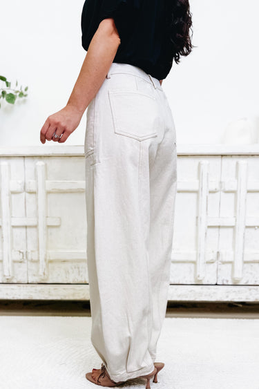 Pleated To Meet You Pants - Natural