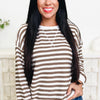 Right With A Stripe Pullover - 4 Colors!