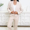 Top Of Her Class Blazer - Beige