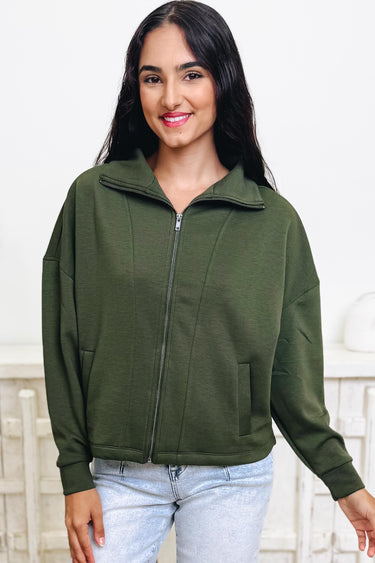 Clean Slate Scuba Zip Up Jacket - 8 Colors!