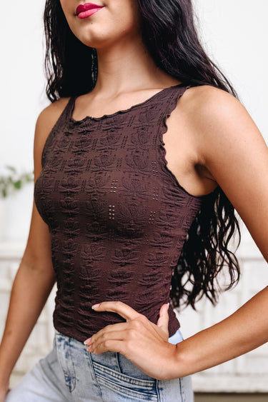 Time For Choosin' Floral Edge Tank Top - 20 Colors!