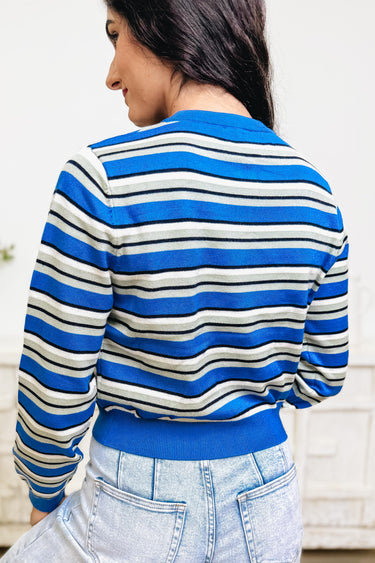 It's A Match Stripe Cardigan