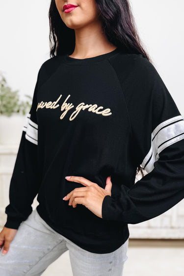 Saved By Grace Sweatshirt - 3 Colors!