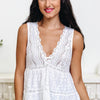 Nothin' To It Lace Tank Top - 2 Colors!