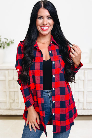 Keep It Cool Plaid Button Down Top - 3 Colors!