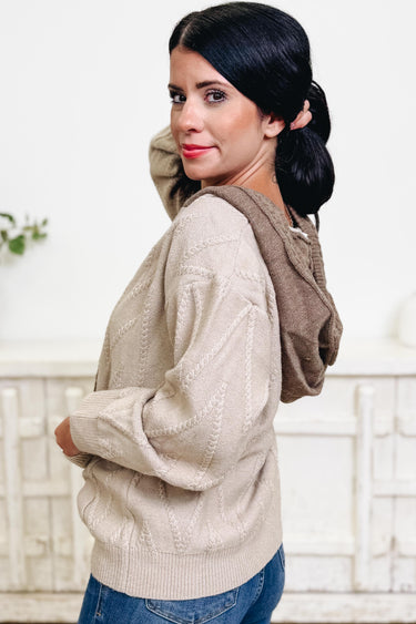 Livin Large Hooded Cardigan - 2 Colors!