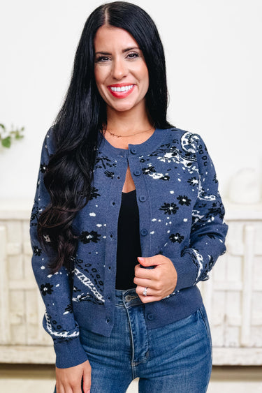Timeless Blooms Paisley Cardigan