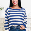 Freeze The Moment Stripe Sweater - 2 Colors!