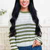 Romance In Stripes Sweater - 2 Colors!