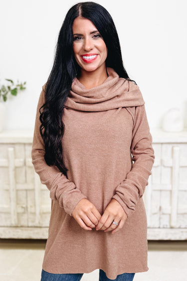 Coffee Date Cowl Neck Top - 4 Colors!