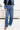 Fit & Flare Denim Wide Leg Pants