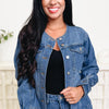 Fit & Flare Denim Top