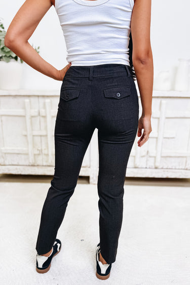 Business Talk Skinny Trouser Pants - 2 Colors!