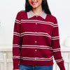 Win The Day Stripe Top - 2 Colors!