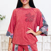 Bloom Boom Floral Patch Top - 5 Colors!
