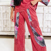 Bloom Boom Floral Patch Pants - 5 Colors!