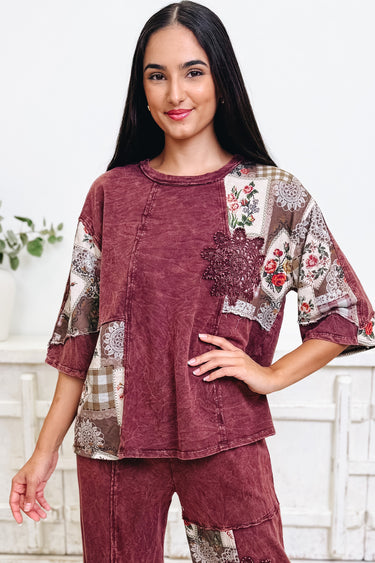 Straight To My Heart Patch Top - 4 Colors!