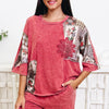 Straight To My Heart Patch Top - 4 Colors!