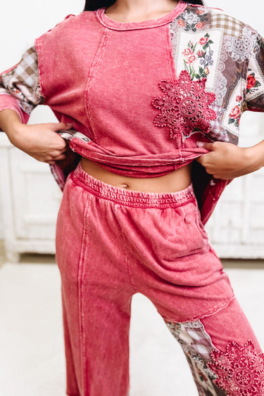 Straight To My Heart Patch Pants - 4 Colors!
