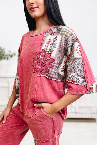 Straight To My Heart Patch Top - 4 Colors!