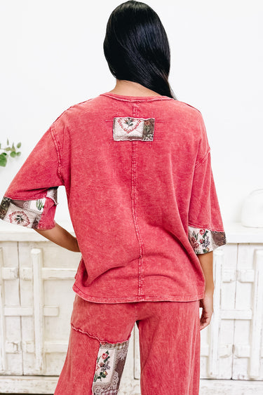 Straight To My Heart Patch Top - 4 Colors!