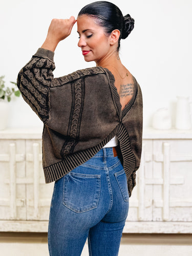 Fall In Love Cable Knit Sweater - 2 Colors!