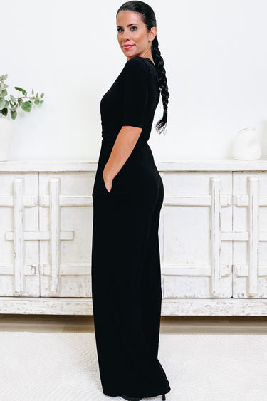 Work To Dinner Wide Leg Jumpsuit