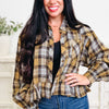 Plaid To Meet You Button Down Top - 2 Colors!