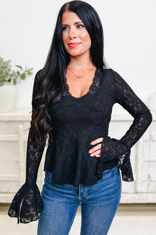 Saving Lace Top - 4 Colors!