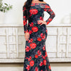 Fall Into Floral Mesh Dress - 2 Colors!