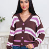 Birthday Cake Stripe Cardigan