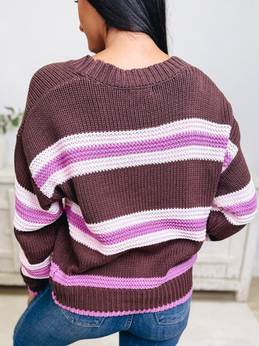 Birthday Cake Stripe Cardigan