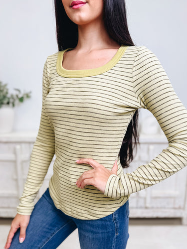 Lovin' Thats True Stripe Top - 2 Colors!