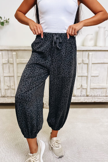 Gaining Ground Leopard Pants - 2 Colors!