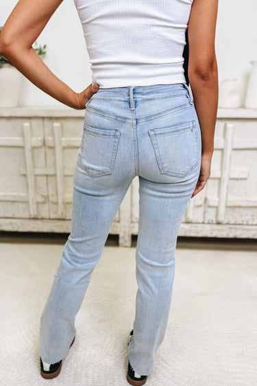 New Chapter By Mica - Straight Distressed Jeans