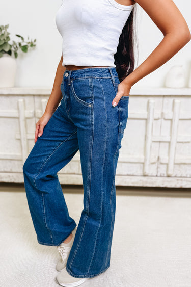First Class By Mica - Wide Leg Jeans