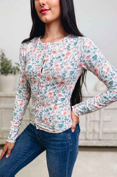 Into Floral Cardigan