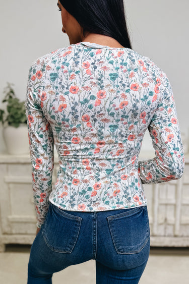 Into Floral Cardigan