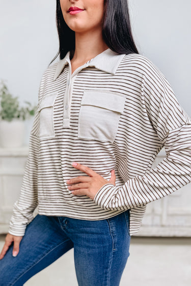 Sporty Spice Stripe Top