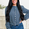 Effortlessly Striped Button Down Top - 3 Colors!